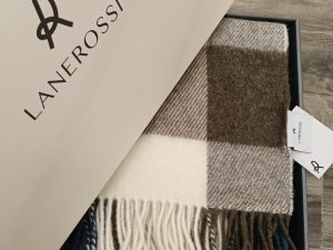 PLAID ADAMELLO LANE ROSSI IN PURA LANA VERGINE